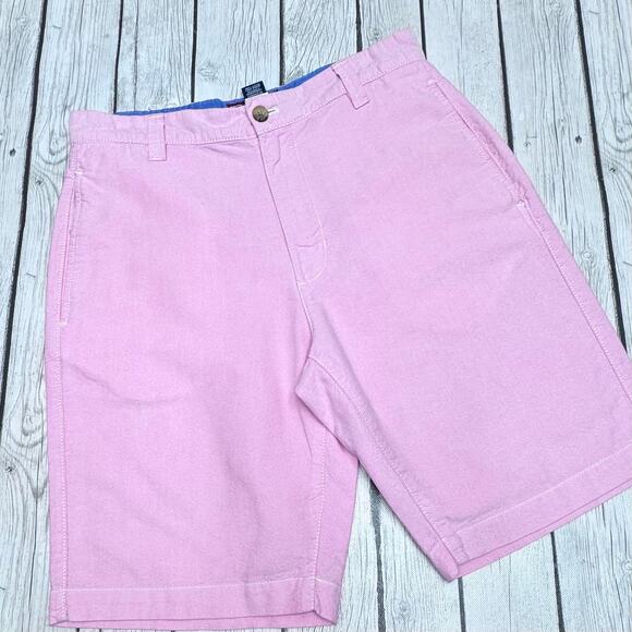 Chaps Men's Oxford Flat Front Shorts, Size 30 - Picture 1 of 3